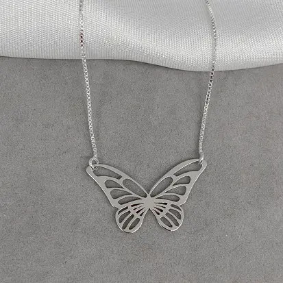 GARGANTILHA BORBOLETA M VAZADA